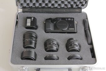 Contax G2 black Special Edition Set, 3 objektivy, kufřík - 2