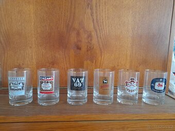 Sada 6 retro skleniček - 2