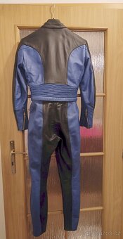 Kvalitní kožená kombinéza vel. 38, zn. Harro, děti/dámská - 2