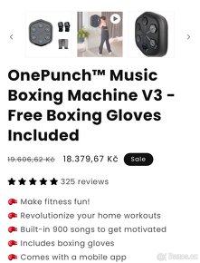 Boxovací stroj OnePunch - 2