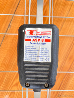Širokopásmá anténa ASP8 se zesilovačem - 2