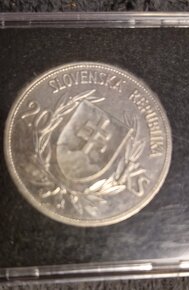 Stříbrná 20 Koruna – Dr. Josef Tiso 1939, Slovenská republik - 2