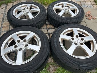 4x litá kola 5x114 R15, letní pneu 70% - 2