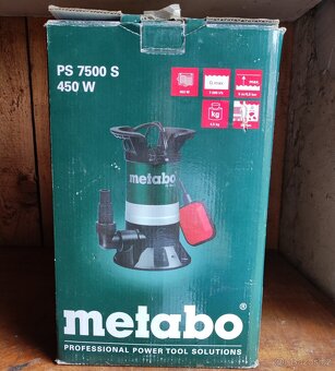 Ponorné čerpadlo METABO PS 7500 S 450 W - 2