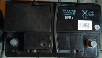 Autobaterie EFB+ 12V 70Ah 700A - 2
