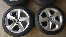LETNÍ KOLA - ALU SADA ŠKODA 225/45R17 91W, PNEU MICHELIN - 2