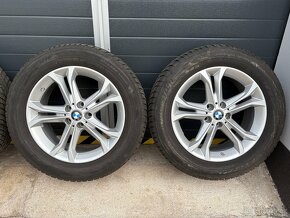 Prodám originál alu sadu z X3 Bmw 5x112 r18, zimní pneu - 2