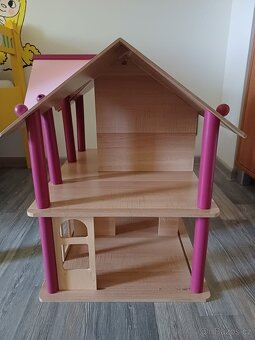 domecek pro panenky v: 55 cm, s: 46 cm, d: 52 cm. - 2