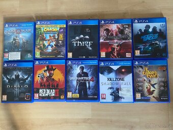 PS5 s mechanikou+SSD disk 1000GB+ 10 her+ nabíjecí stojan - 2