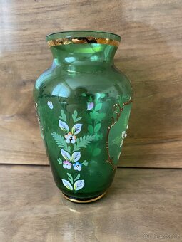 Starožitná vázička vysoký smalt - 2