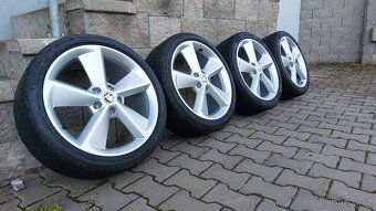 Alu kola 5x112 r18 škoda octavia lll zimní pneu - 2