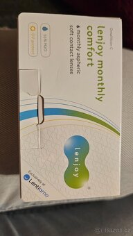 Kontaktní čočky dioptrie +2,50 a +2,25 - 2