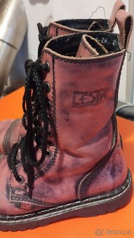 dámské kožené celoroční boty Lesta - 2