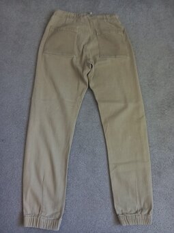 Béžové kalhoty 164 ZARA elasticky pas - 2