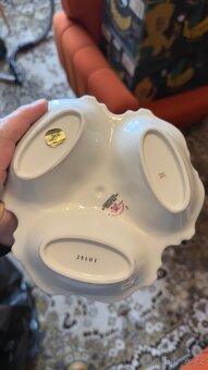 Starožitný značkový dělený talíř, - 2