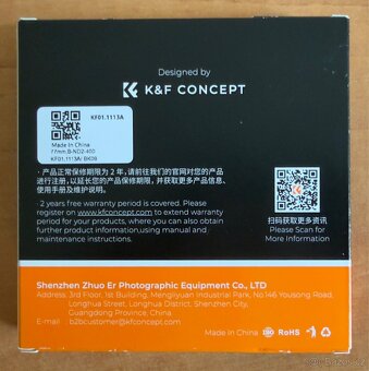 ND variable filtr 77mm nový - 2