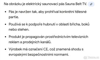 Saunovací pásy - 2