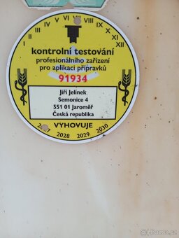 Nesený postřikovač - 2
