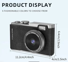 Digitální Fotoaparát +64Gb karta - 2