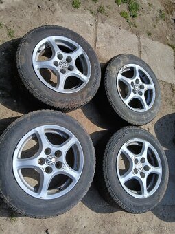 2x alu kola 5x112 r15 letní + zimní sada - 2