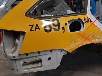 Výřez karoserie, pravá zadní část Octavia III Combi, CNG - 2