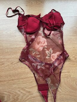 Dámské sexy průhledné tanga body vel. M/L - 2