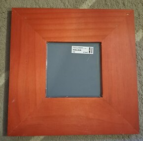 IKEA Malma zrcadlo tmave cervene - 2