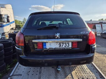 Díly- Peugeot 407 SW 2,0 HDi 100 kW - 2