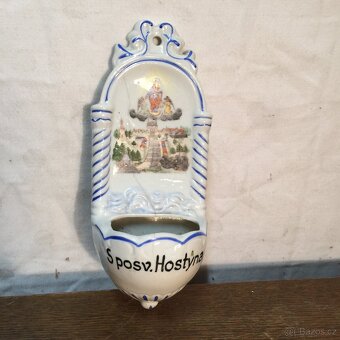 stoletá porcelánová malovaná kropenka - 2