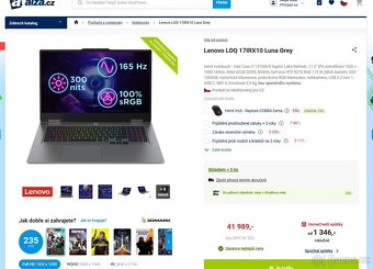 Lenovo LOQ 17IRX10 i7-14700HX,32GB,1TB,5070 17,3 - 2