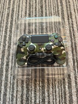Sony DualShock 4 V2 OVP Green Camouflage herní ovladač - 2