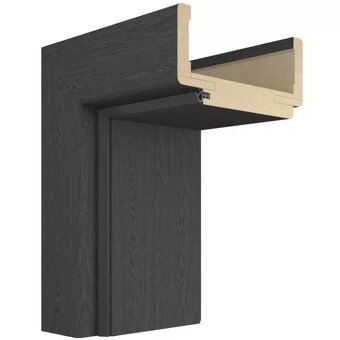 Prodám interiérové dveře 60L se zárubní 80-100 - 2