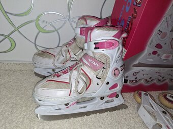 Brusle rostoucí 33-36 + kolečkové - 2