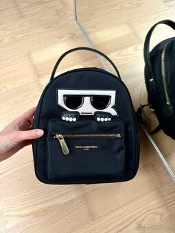 KARL LAGERFELD KRÁSNÝ BATOH MALÍ - 2
