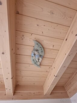 Stropní svítidlo nerez-sklo - 2