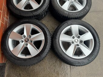 Alu 16" 5x112 škoda ILIAS zimní 82% O3, TOP - 2