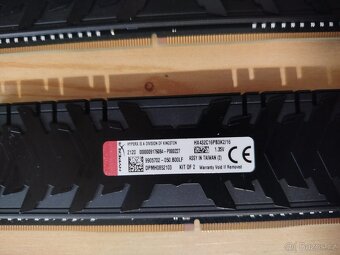 HyperX 16GB KIT DDR4 3200MHz CL16 Predator Series - 2