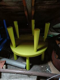 dětské židle a stoly plast i dřevo - 2