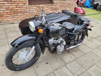 Ural,Dněpr Mt 12 s pohonem sajdy 78 rok - 2