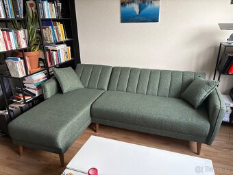Rohová sedací souprava s rozkladem na lůžko - 2