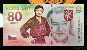 KAREL GOTT 80 PAMĚTNÍ BANKOVKA - NOVINKA - 2