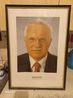 Prodej obrazu prezidentu ,České statní znaky - 2