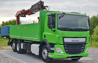 DAF CF400 6x2 - valník s hydraulickou rukou Palfinger - 2