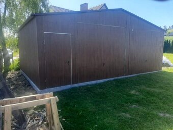 Plechová garáž 8x5m - 2