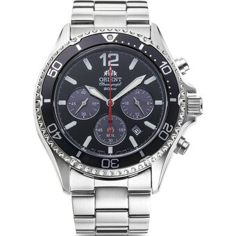 Orient Sports Solar RA-TX0202B10B,stopky,200m,safír.NOVÉ. - 2