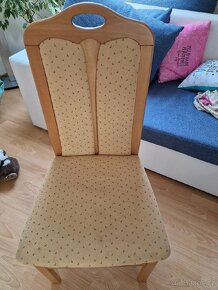 Prodám 4ks židlí k jídelnímu stolu, á 500Kč - 2