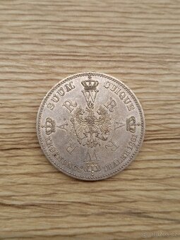 Korunovační tolar 1861 A - Wilhelm a Augusta - 2