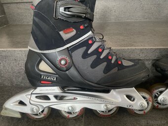 Kolečkové brusle In-Line Tecnica vel 45 šedé - 2