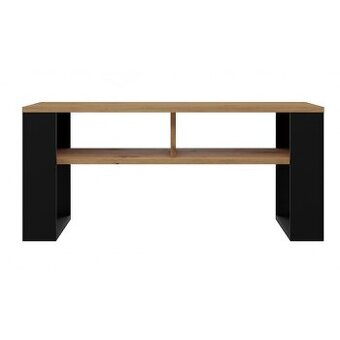 Konferenční stolek Lawa MODERN 2P dub artisan/černý - 2