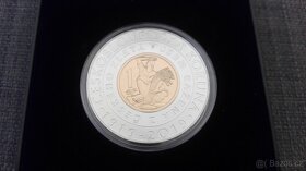 2000 Kč - 100.výročí zavedení čsl. koruny, bimetal - 2